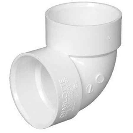 Charlotte Pipe And Foundry 90 deg Pipe Vent Elbow PVC DWV 1.5 in. 4002655